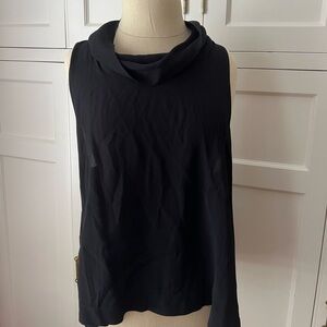 Cotton Candy LA Black Cutout Back And High Neck Black Tank | Size: Medium